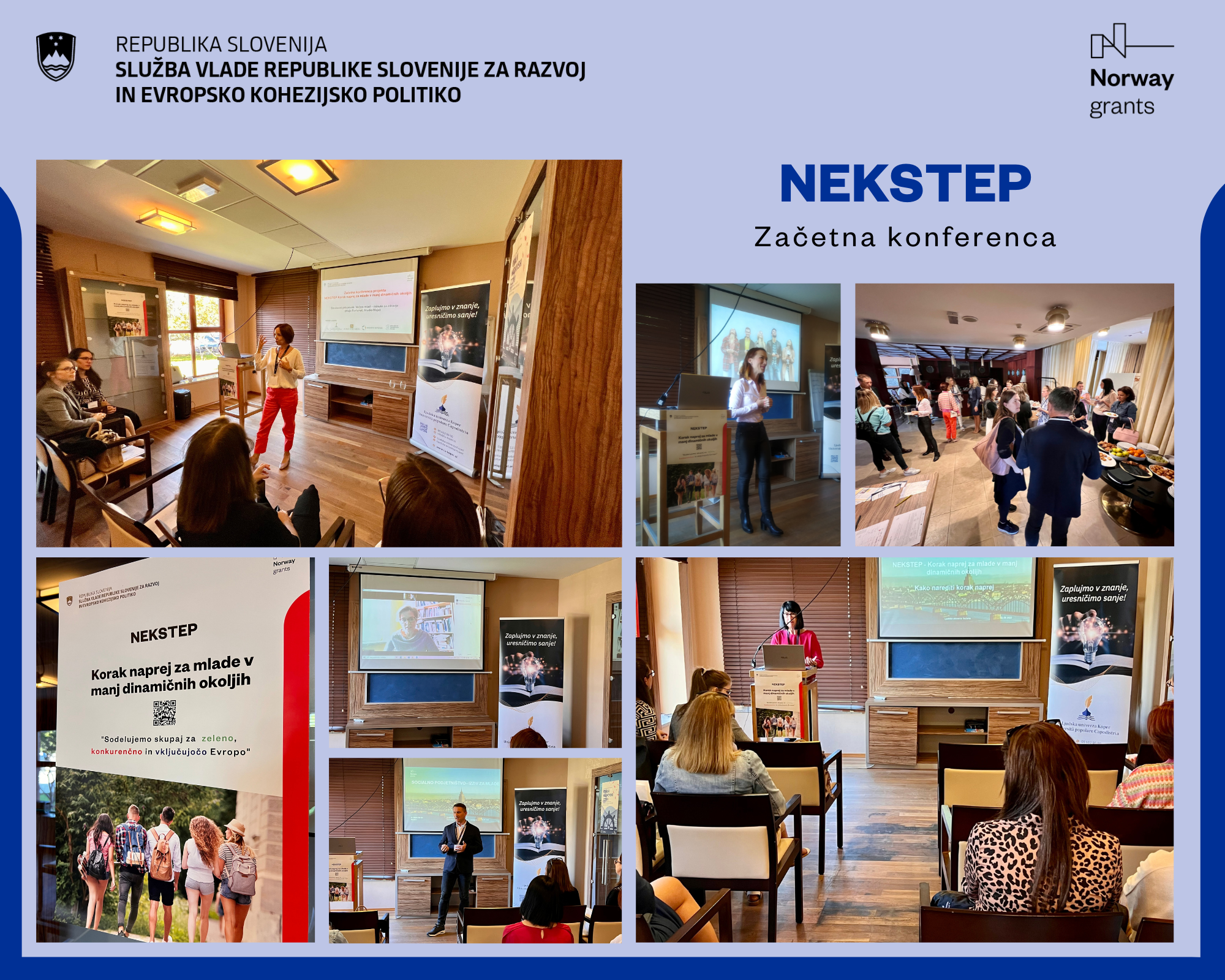 Začetna konferenca projekta NEKSTEP