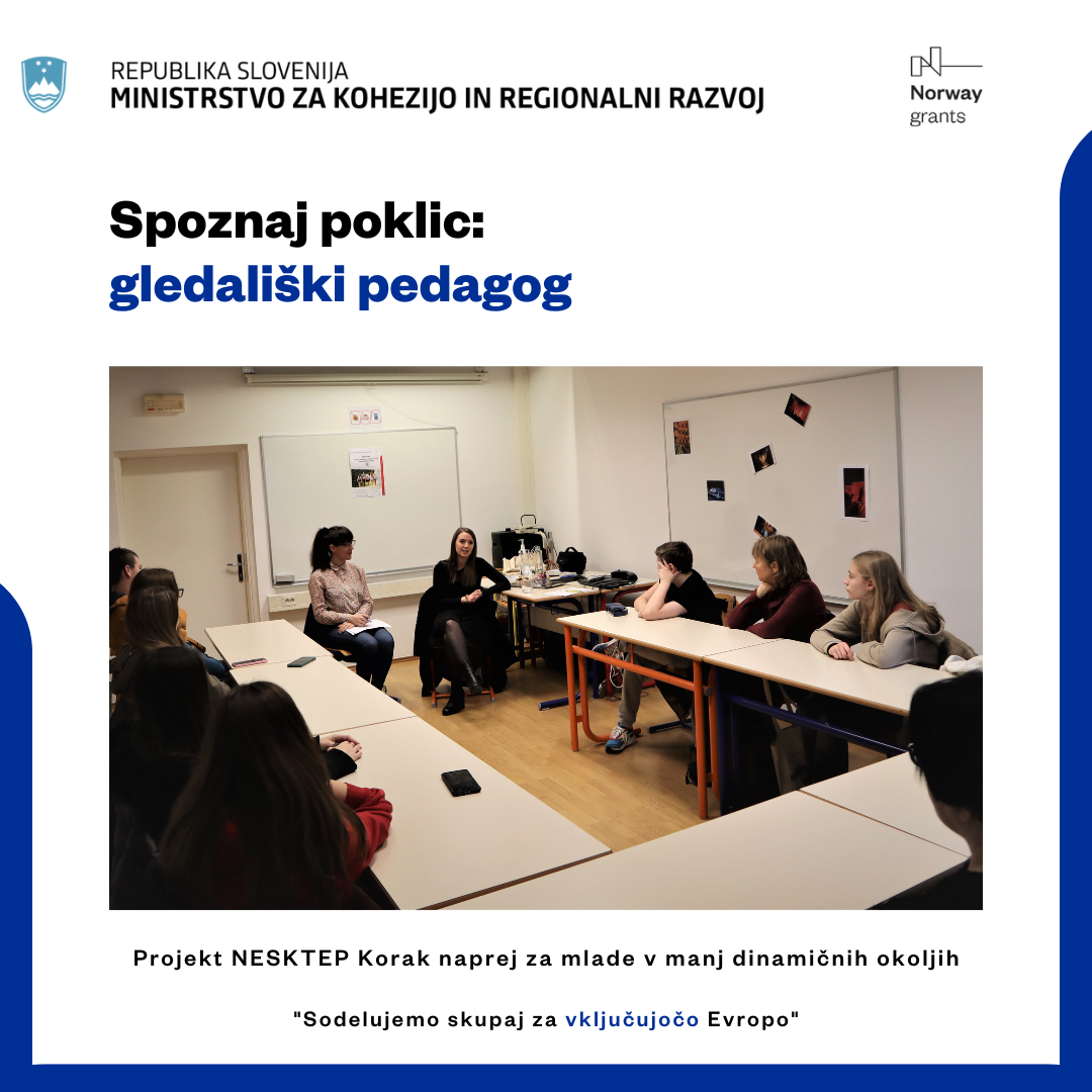 Spoznaj poklic: gledališki pedagog